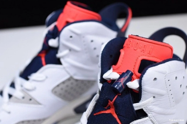 HYPE 384664-104 Infrared White Jordan 6 Air 23-Neutral Retro Tinker Grey-Sail 0812